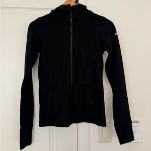 ALO Yoga Black Zip-Up Hoodie